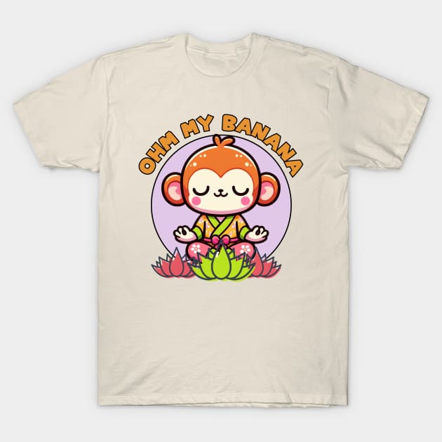 Monkey Yoga Instructor T-Shirt by Japanese Fever